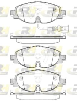 2151501 ROAD HOUSE Pastillas de freno delanteras original y equivalente