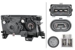 Pieza 1ED964210011 HELLA Faro izquierdo