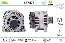 437471 VALEO Alternador