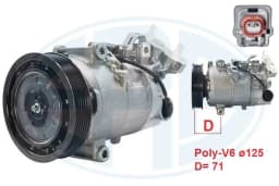 670123 ERA Compresor de aire acondicionado original y equivalente