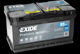 EA852 EXIDE Batería original y equivalente