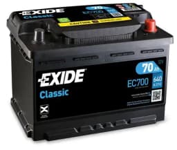 EC700 EXIDE Batería original y equivalente