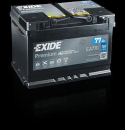 EA770 EXIDE Batería original y equivalente