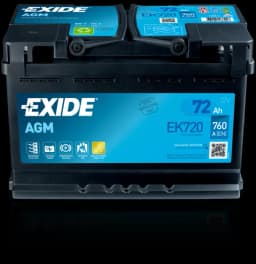 EK720 EXIDE Batería original y equivalente