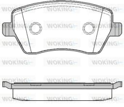 P887300 WOKING Pastillas de freno delanteras original y equivalente