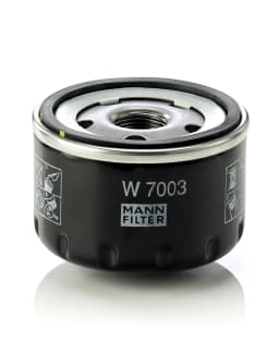 W7003 MANN Filtro de aceite original y equivalente