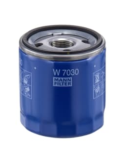 W7030 MANN Filtro de aceite original y equivalente