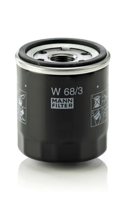 W683 MANN Filtro de aceite original y equivalente