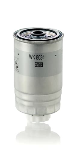 WK8034 MANN Filtro de combustible original y equivalente