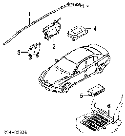 65776943089 BMW Módulo de control de airbag original y equivalente