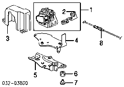 37971RBB003 HONDA Sensor De Posicion del pedal del acelerador original y equivalente