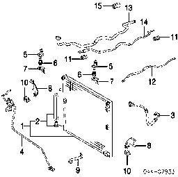 8871035540 TOYOTA Tubería de baja / alta presión, aire acondicionado, de condensador a evaporador original y equivalente