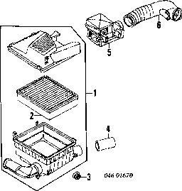 1HM129627B VAG Manguito, alimentación de aire original y equivalente