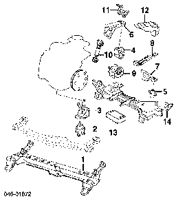 357199353A VAG Soporte para taco de motor izquierdo original y equivalente