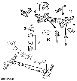 1H0199273B VAG Soporte para taco de motor derecho original y equivalente