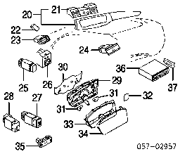 MR190954 MITSUBISHI Potenciómetro de luz de cuadro original y equivalente
