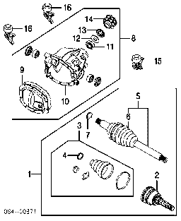 FTC5258 LAND ROVER Anillo retén, diferencial, delantero original y equivalente