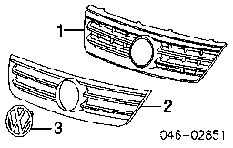 7L6853601FDY VAG Logotipo del radiador I original y equivalente