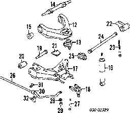5447031G00 NISSAN Brazo De Suspensión Inferior Delantero Izquierdo/Derecho original y equivalente