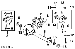 8943666100 ISUZU Anillo retén de semieje, eje delantero original y equivalente
