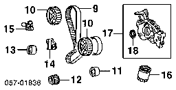 MZ690072 MITSUBISHI Filtro de aceite original y equivalente