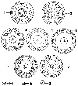 MB057635 MITSUBISHI Tuercas de rueda original y equivalente