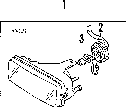 3550260B00 SUZUKI Luz antiniebla izquierdo original y equivalente