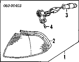 MS820090 MITSUBISHI Lámpara, luz interior/cabina original y equivalente