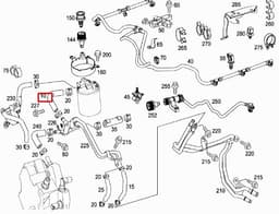 A6420783481 MERCEDES Tubo De Combustible, Filtro Hasta La Bomba original y equivalente