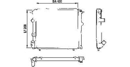 7700784041 RENAULT Radiador original y equivalente