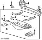 Pieza 41348119190 BMW Panel del maletero trasero