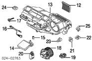 Pieza 64116924755 BMW Sensor de contaminación del aire
