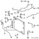 8871035540 TOYOTA Tubería de baja / alta presión, aire acondicionado, de condensador a evaporador original y equivalente