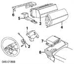 1H0959653 VAG Anillo de AIRBAG original y equivalente