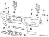 DPB104620 LAND ROVER Paragolpes original y equivalente