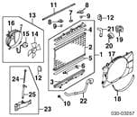 Pieza 214301P111 NISSAN Tapa radiador