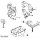 Pieza 999MPA7007 NISSAN Sellador de cárter de aceite