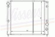 60050 NISSENS Radiador original y equivalente