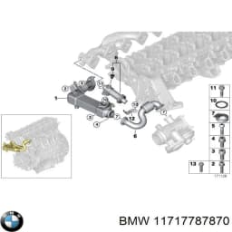 11717787870 BMW Termostato EGR original y equivalente