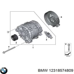 12318574809 BMW Soporte alternador original y equivalente