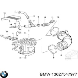 13627547977 BMW Caudalímetro original y equivalente