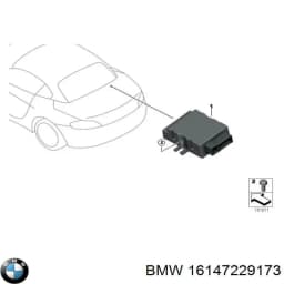 16147229173 BMW Módulo de control de bomba de combustible original y equivalente
