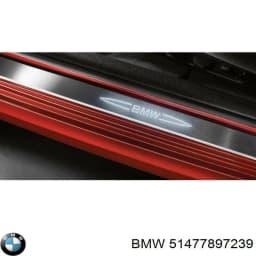 51477898821 BMW Listón de acceso exterior delantero izquierdo original y equivalente