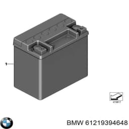 61219394648 BMW Batería original y equivalente