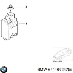 64116924755 BMW Sensor de contaminación del aire original y equivalente