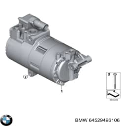 64529496106 BMW Compresor de aire acondicionado original y equivalente
