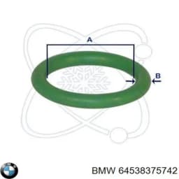 64538375742 BMW Anillo de sellado de tubería de aire acondicionado original y equivalente