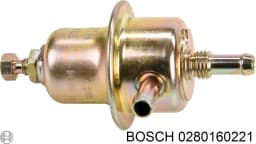 0280160221 BOSCH Sensor de presión de combustible original y equivalente
