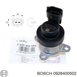 0928400502 BOSCH Válvula reguladora de presión Common-Rail-System original y equivalente
