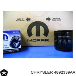 4892339AA CHRYSLER Filtro de aceite original y equivalente